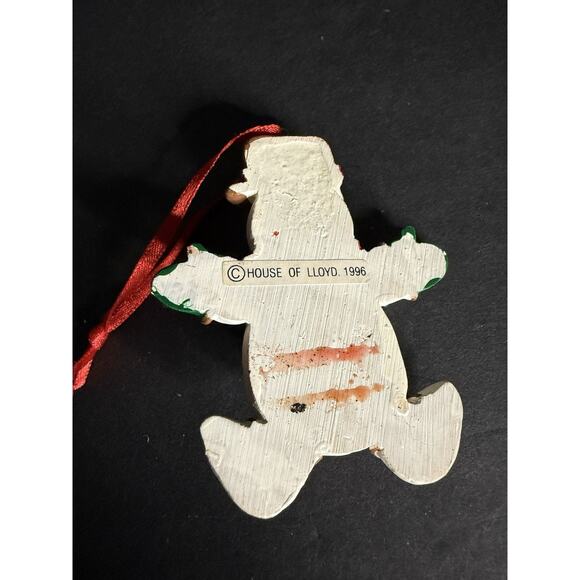 Vintage House Of Lloyd Snowman Christmas Ornament Holiday Decor Whimsy Cottage - Picture 2 of 3